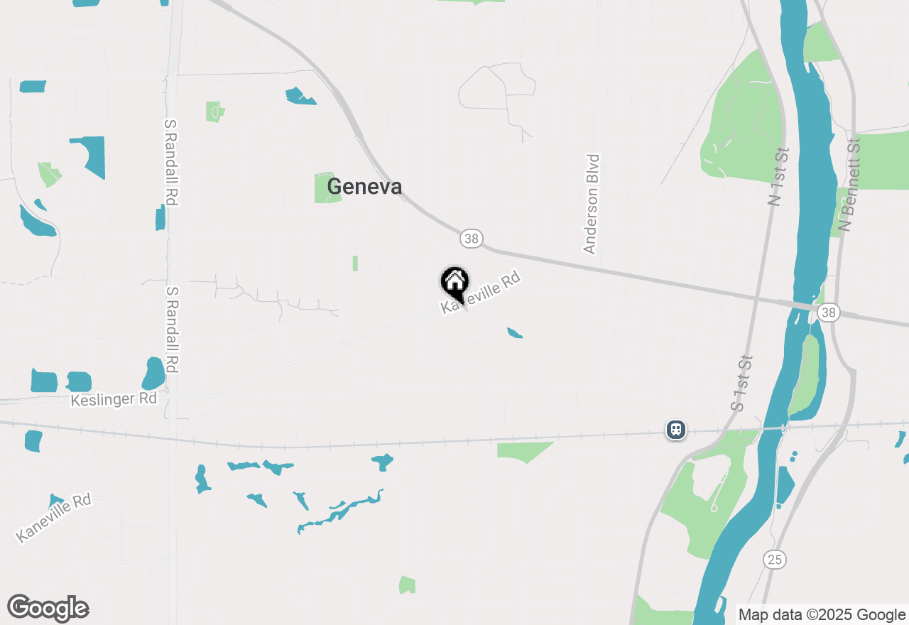 Map of 1530 Kaneville Road, Geneva, IL 60134