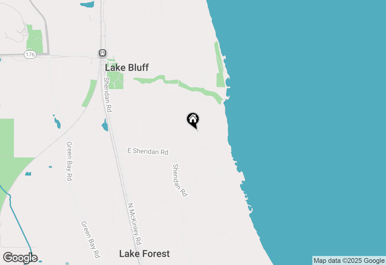 Map of 131 Moffett Road, Lake Bluff, IL 60044