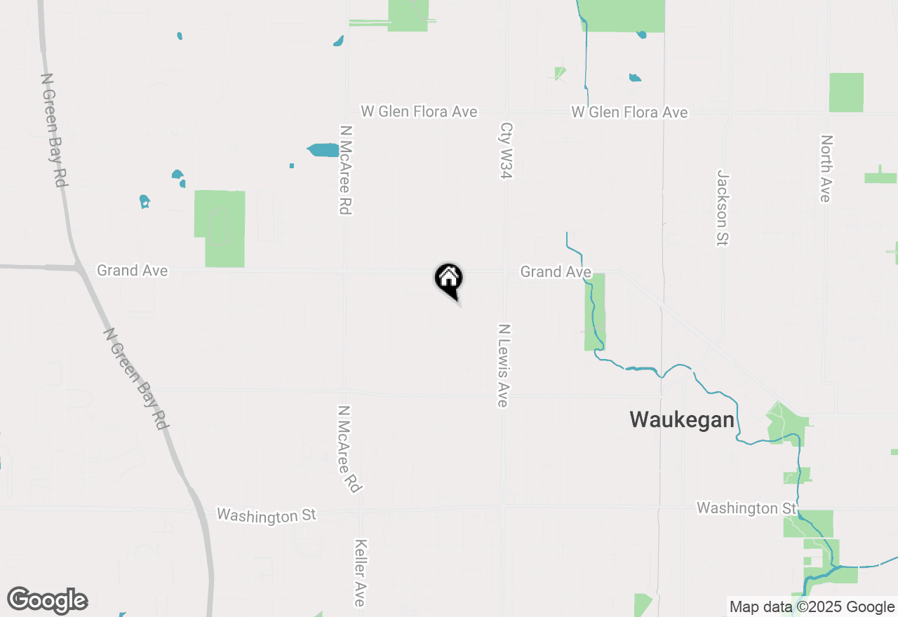 Map of 611 N Berwick Boulevard, Waukegan, IL 60085