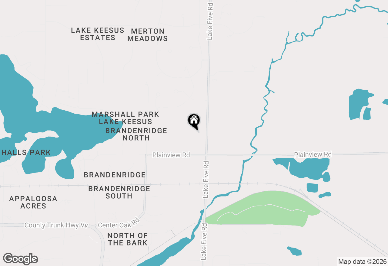 Map of N82 W27810 Sunflower Pass, Hartland, WI 53029