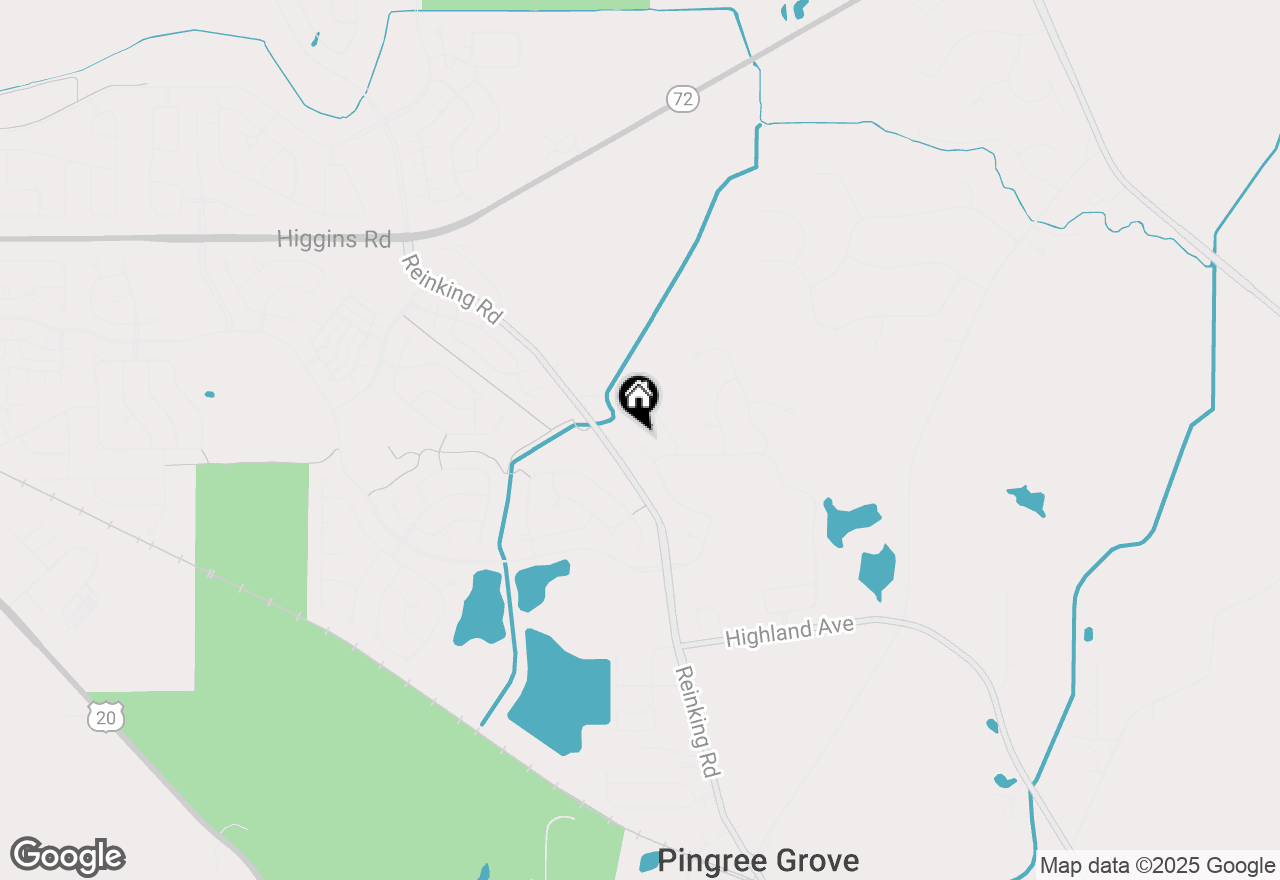 Map of 1035 Leeward Lane, Pingree Grove, IL 60140