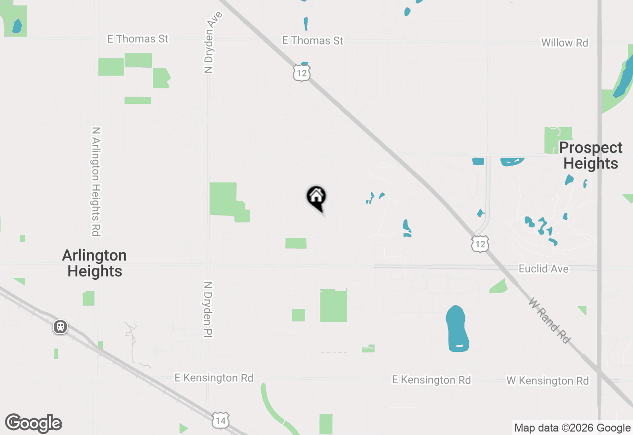 Map of 731 N Gibbons Avenue, Arlington Heights, IL 60004
