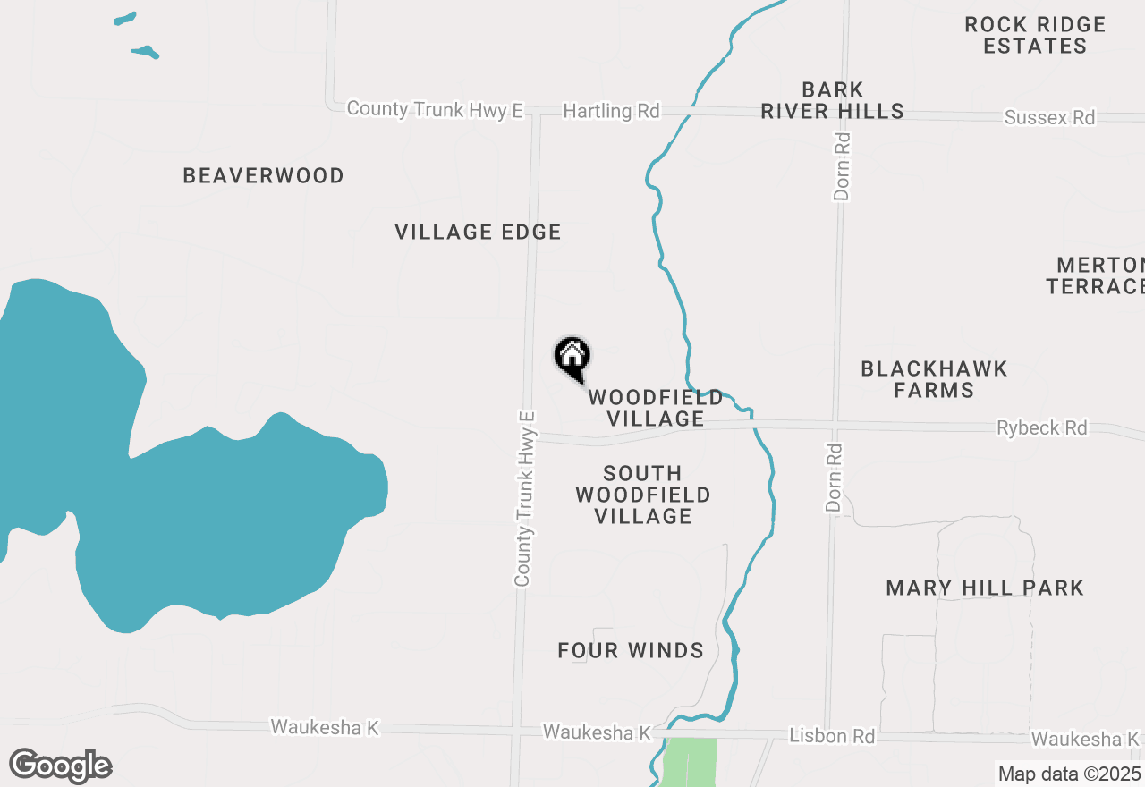 Map of N62W29919 Wayside Ct, Hartland, WI 53029