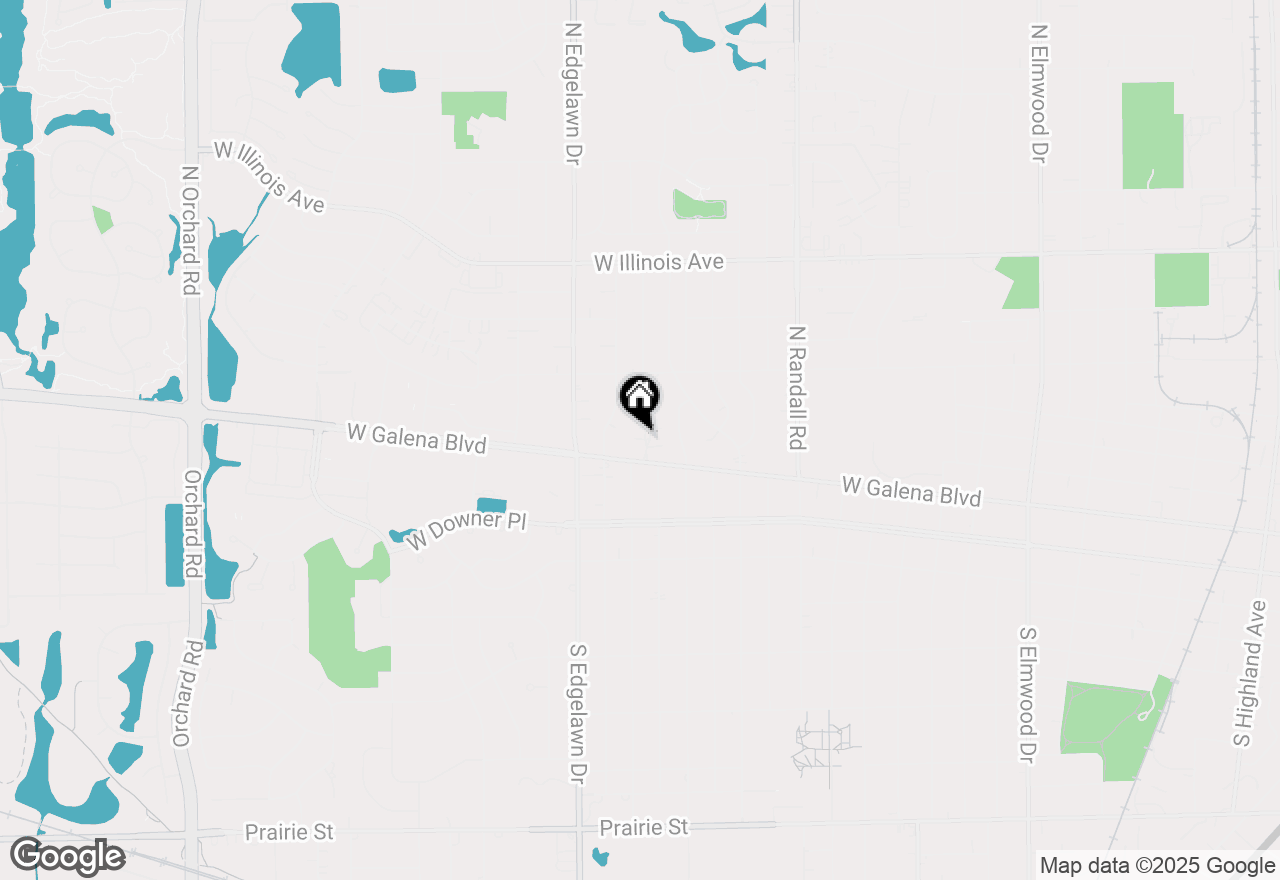 Map of 1677 Brightwood Place #8B, Aurora, IL 60506