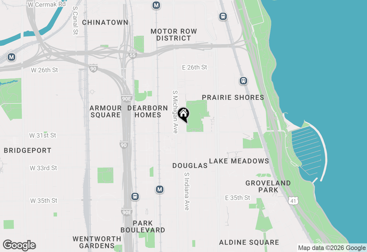 Map of 3041 S Michigan Avenue #509, Chicago, IL 60616