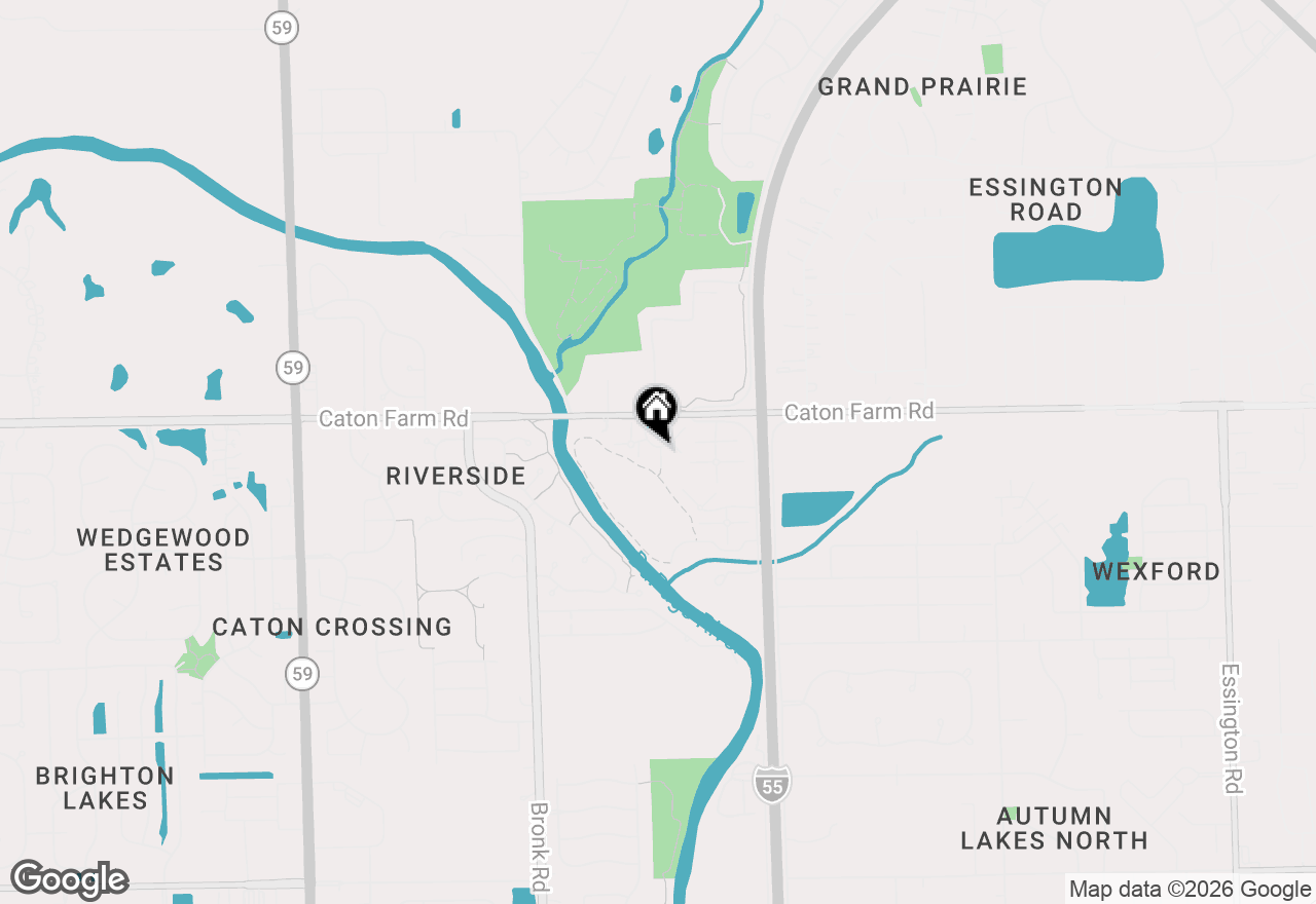 Map of 4154 Rivertowne Drive, Plainfield, IL 60586