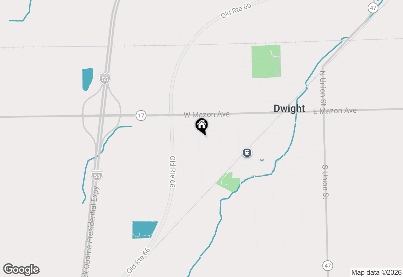 Map of 325 W Chippewa Street, Dwight, IL 60420