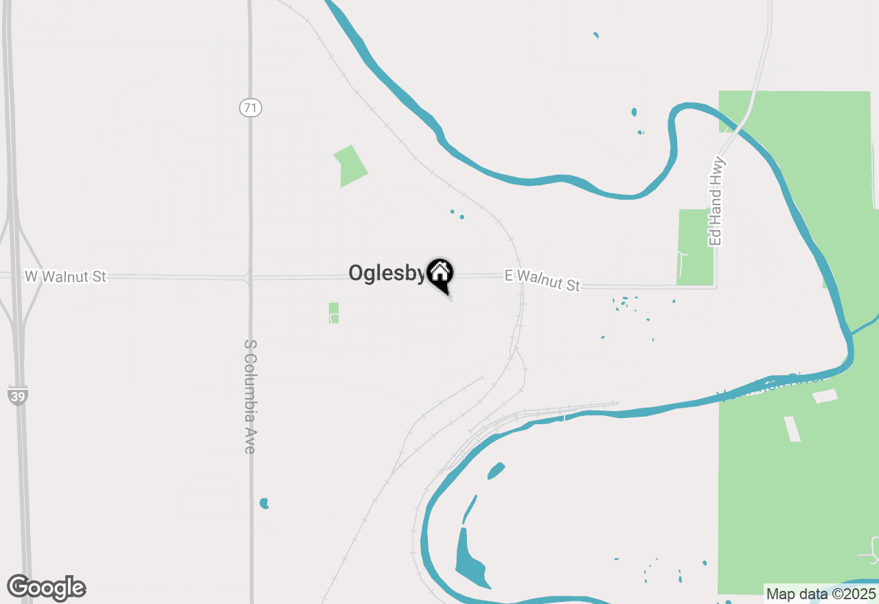 Map of 251 E 1st Street, Oglesby, IL 61348