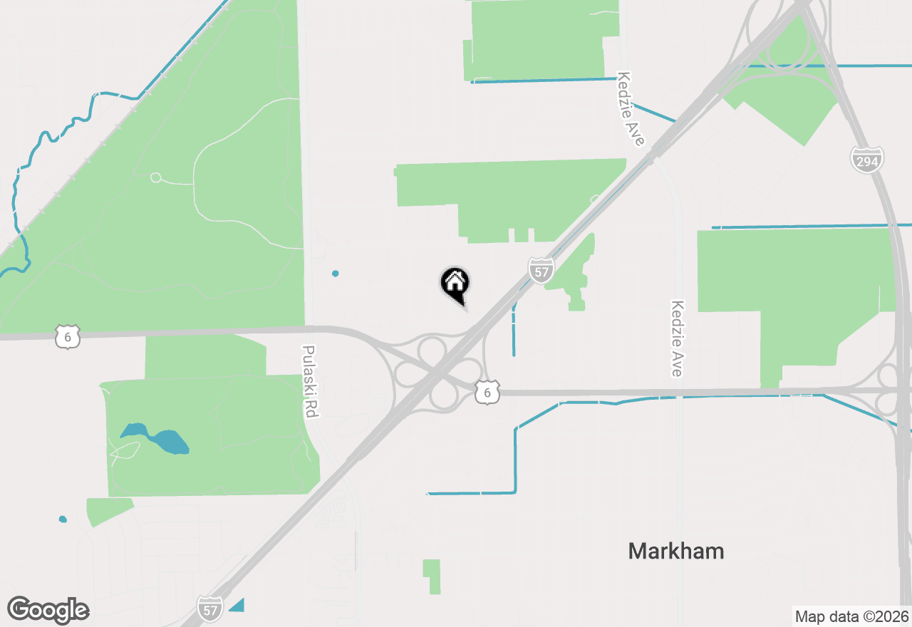 Map of 15641 Millard Avenue, Markham, IL 60428