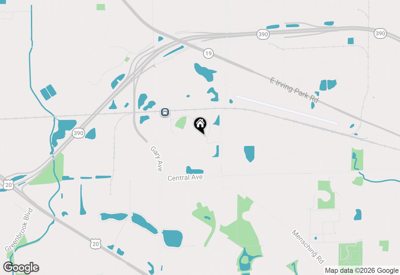 Map of 1432 Hampshire Court, Roselle, IL 60172