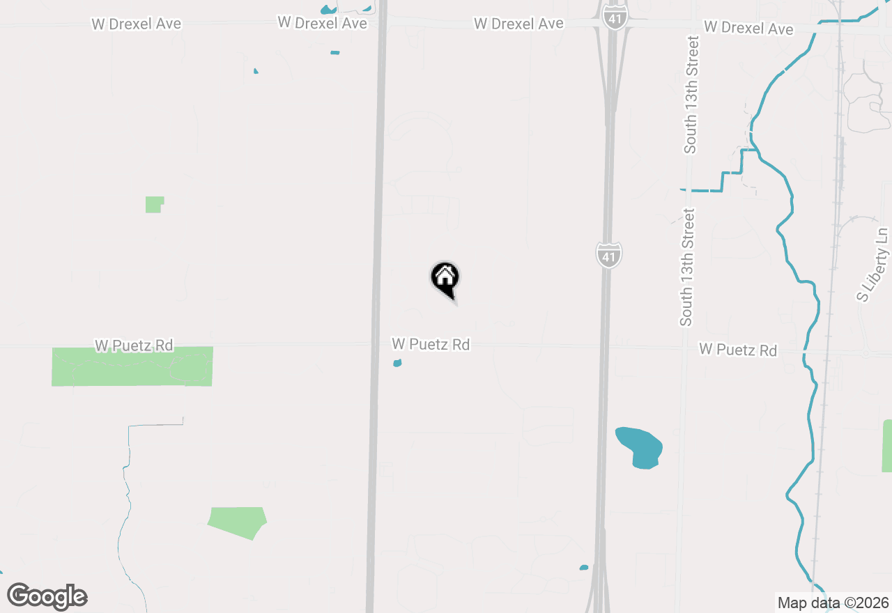 Map of 8603 S Melrose Dr, Oak Creek, WI 53154