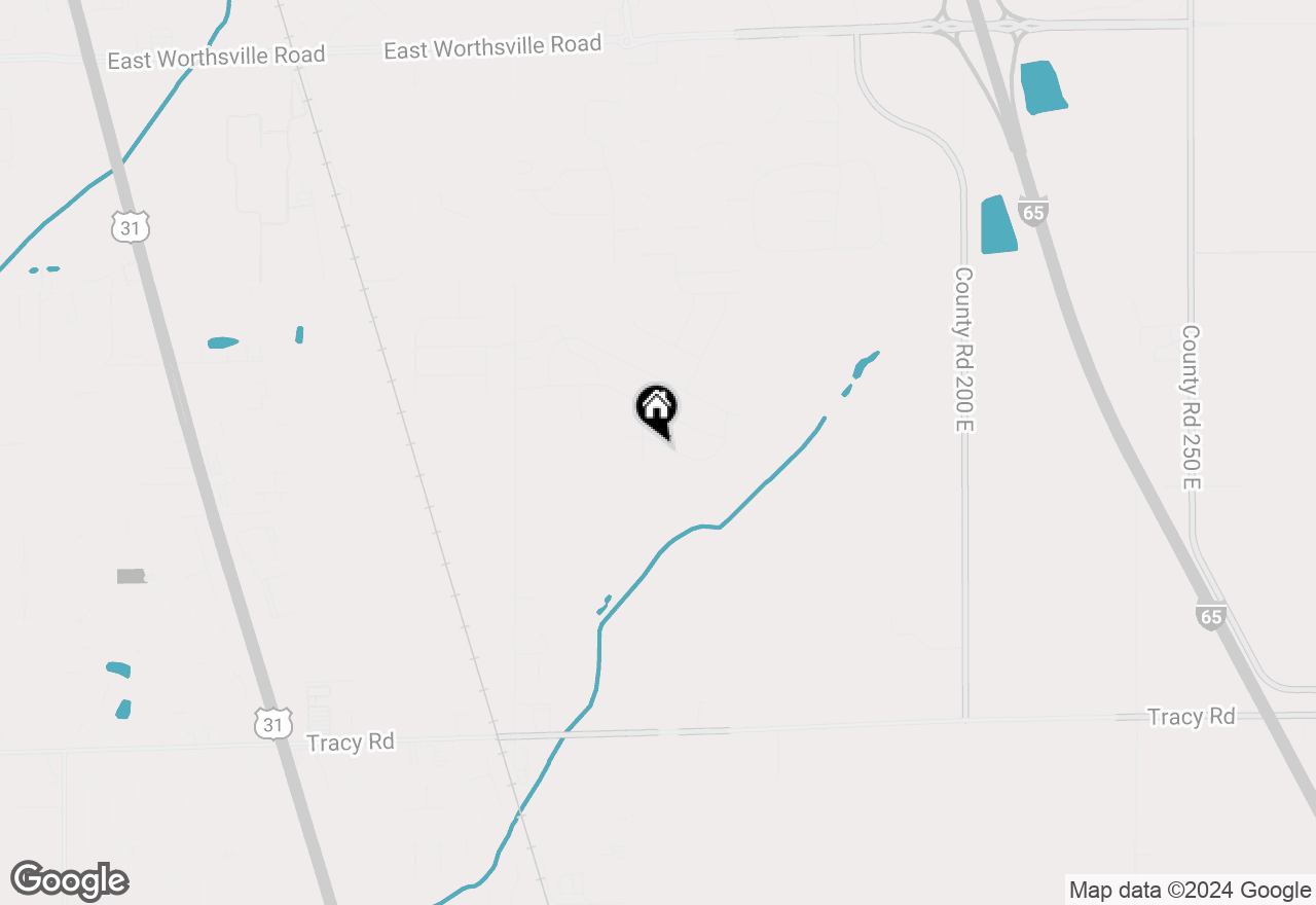 Map of 1151 Beverly Place, Greenwood, IN 46143