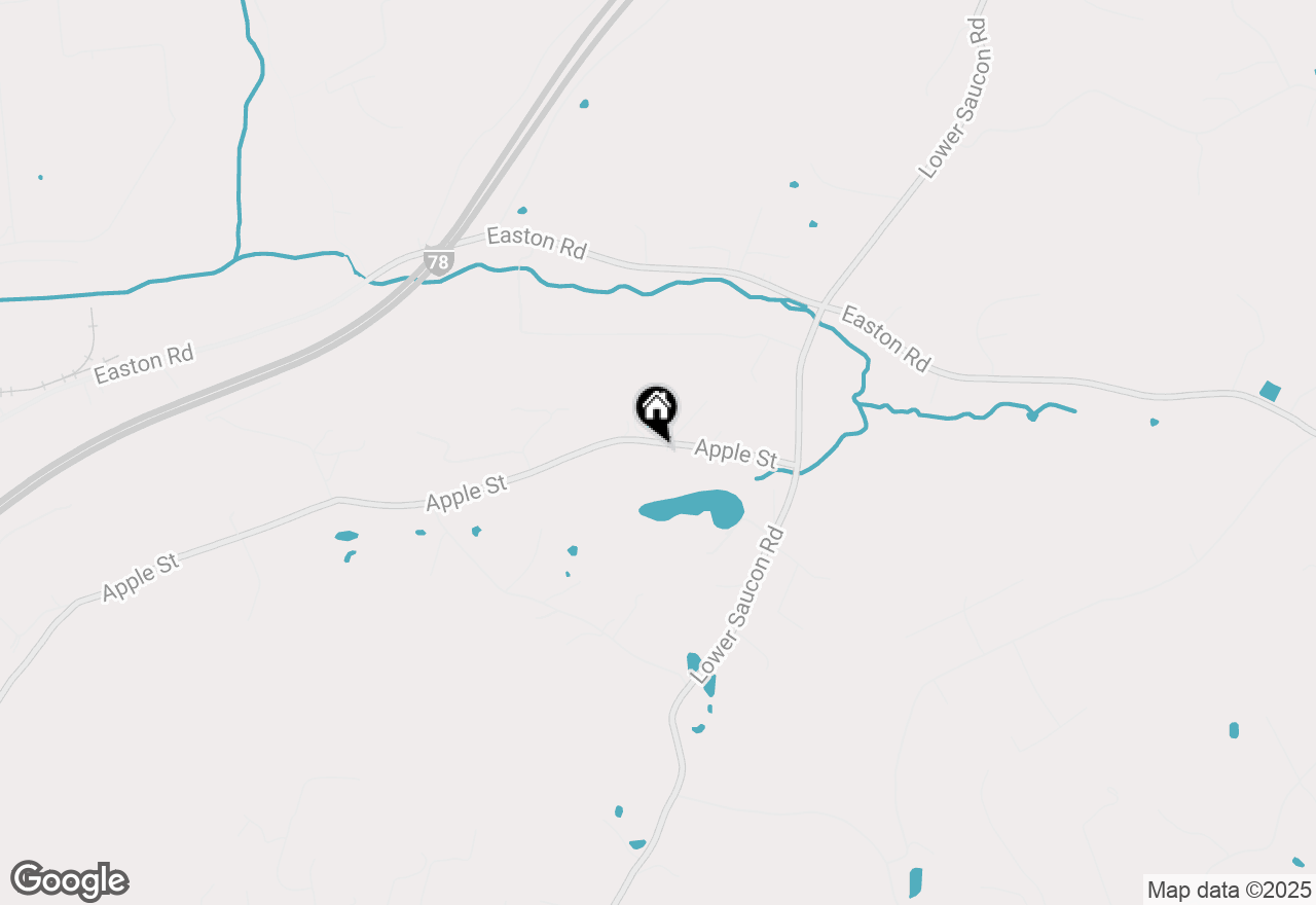 Map of 2542 Apple Street, Hellertown, PA 18055