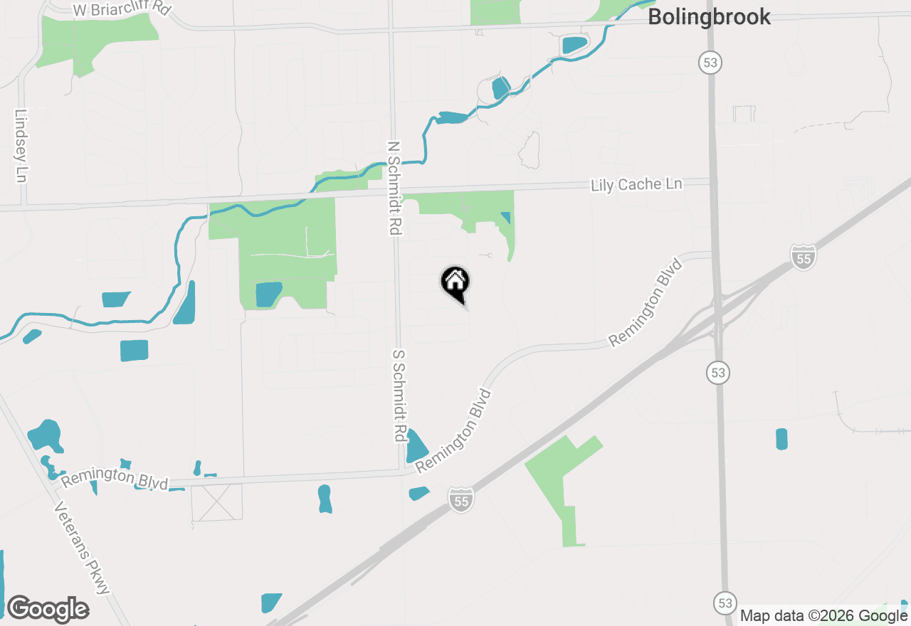 Map of 456 Wildflower Way, Bolingbrook, IL 60440