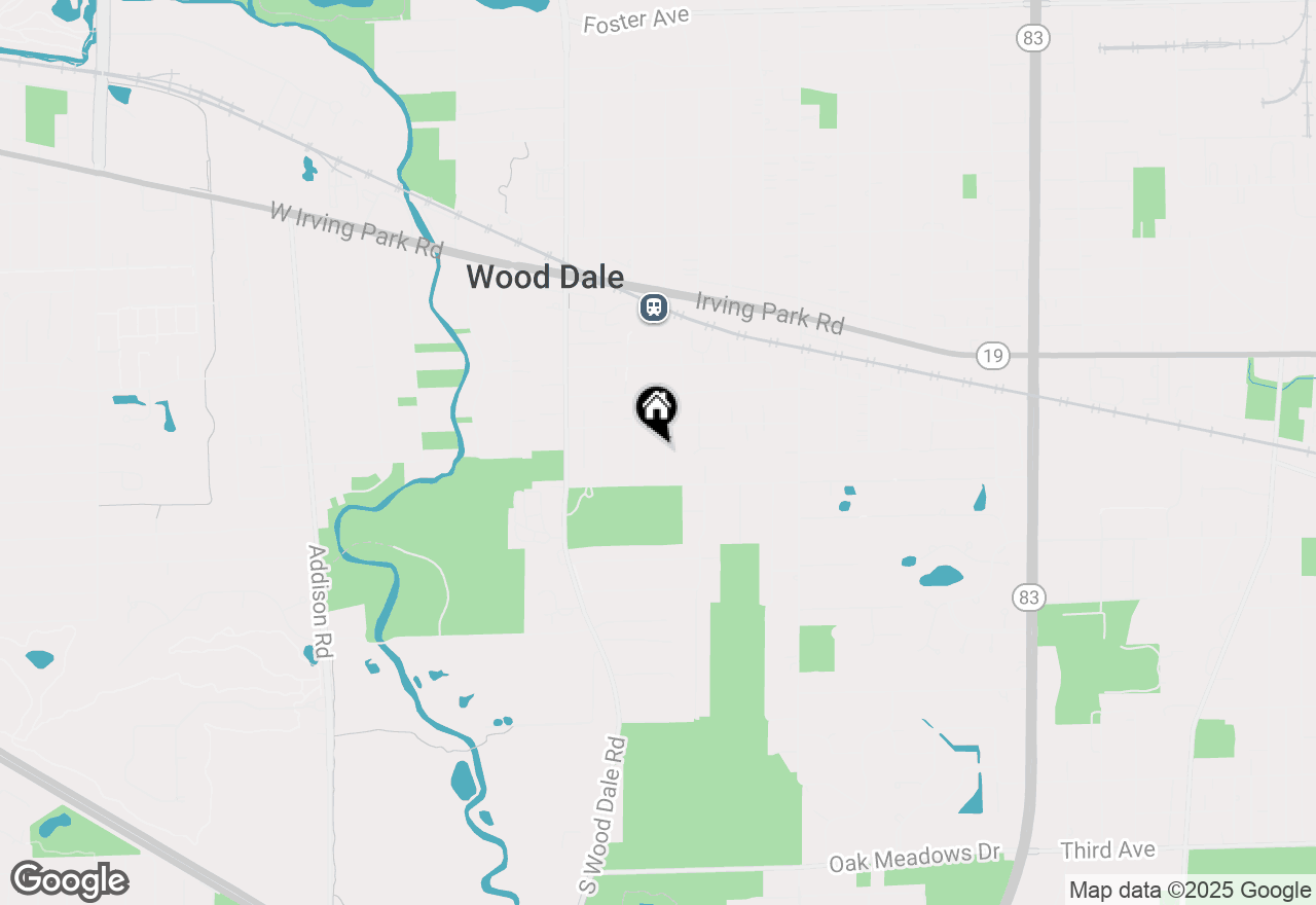 Map of 126 Oak Avenue, Wood Dale, IL 60191