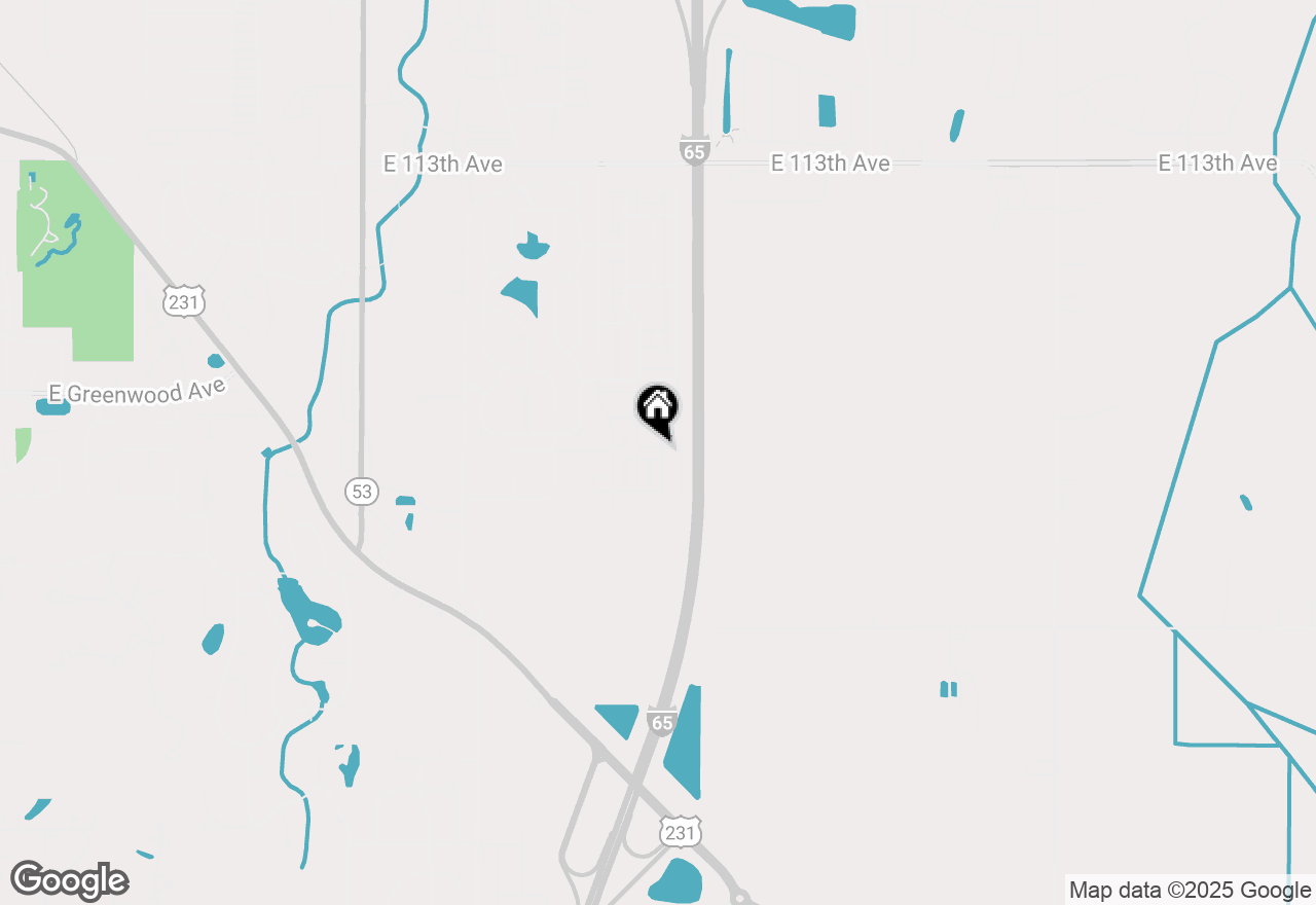 Map of 1053 E 117th Lane, Crown Point, IN 46307