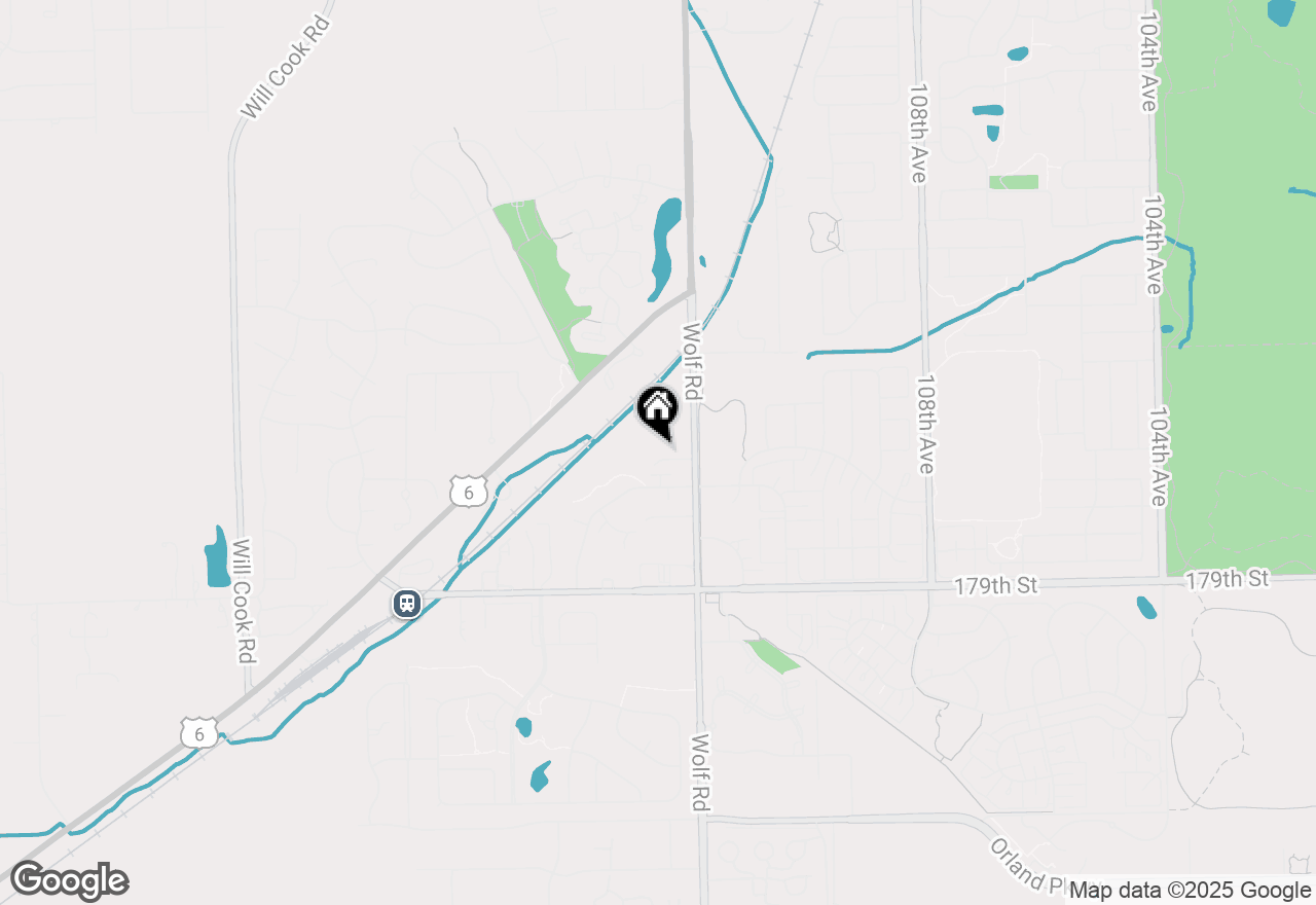 Map of 11224 Marley Brook Court, Orland Park, IL 60467