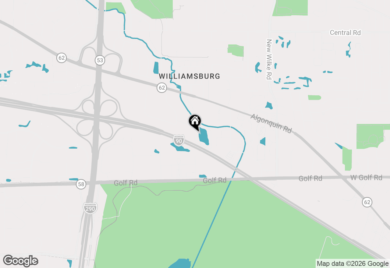 Map of 5500 Carriageway Drive #309, Rolling Meadows, IL 60008