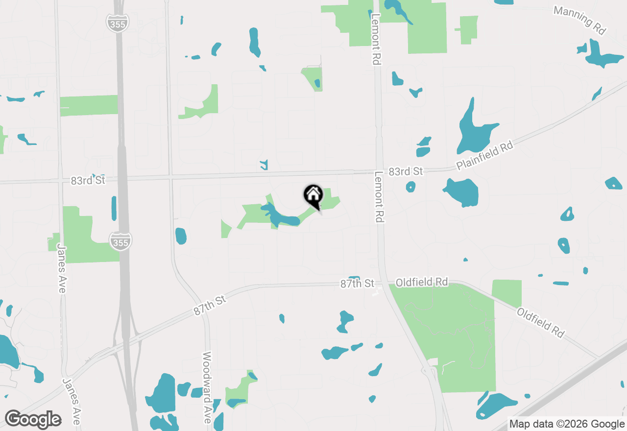 Map of 3020 Spring Green Drive, Darien, IL 60561