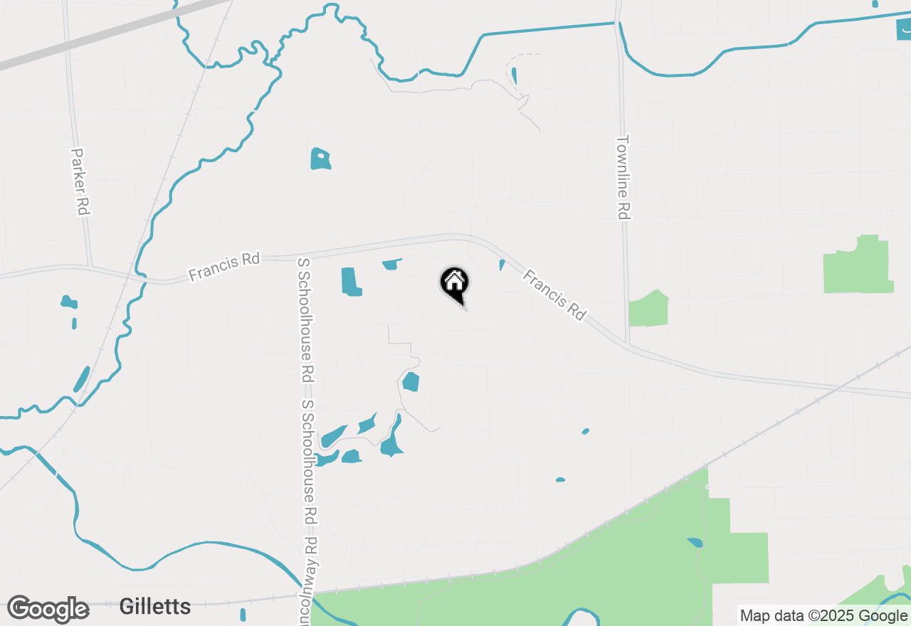 Map of 12417 Lajunta Court, Mokena, IL 60448