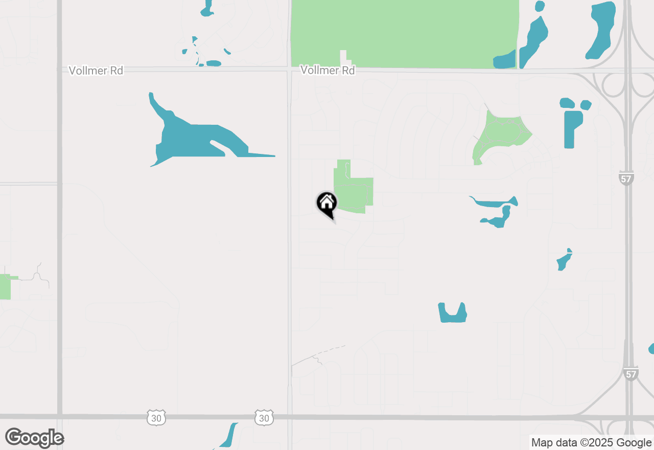 Map of 6244 Streamwood Lane, Matteson, IL 60443