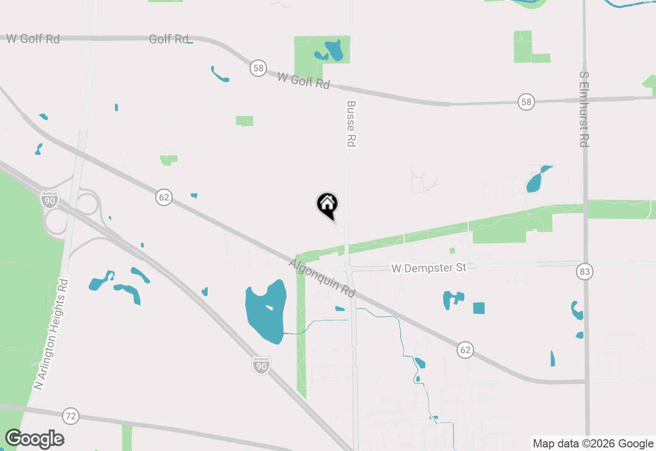 Map of 1910 W Hatherleigh Court #2C, Mount Prospect, IL 60056