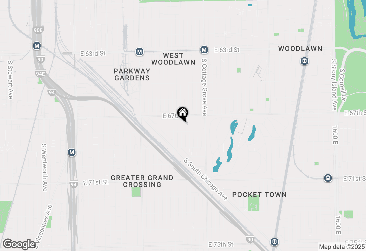 Map of 6737 S Champlain Avenue, Chicago, IL 60637