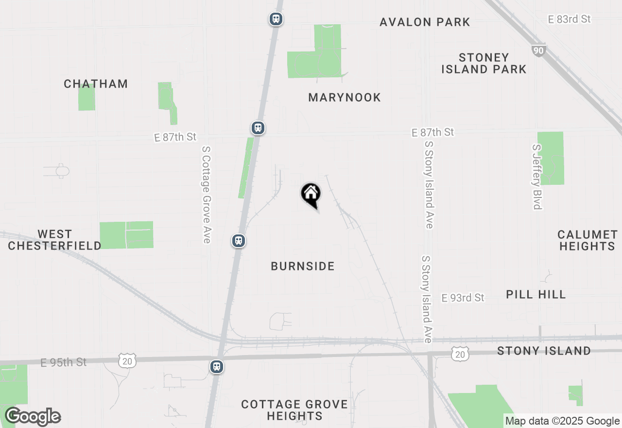 Map of 1146 E 90th Street, Chicago, IL 60619