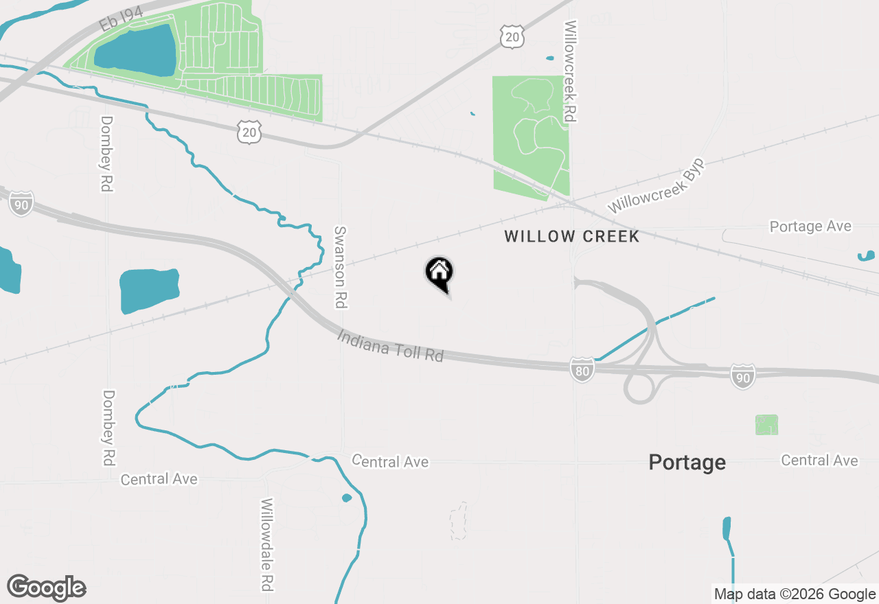 Map of 5782 Mccasland Avenue, Portage, IN 46368