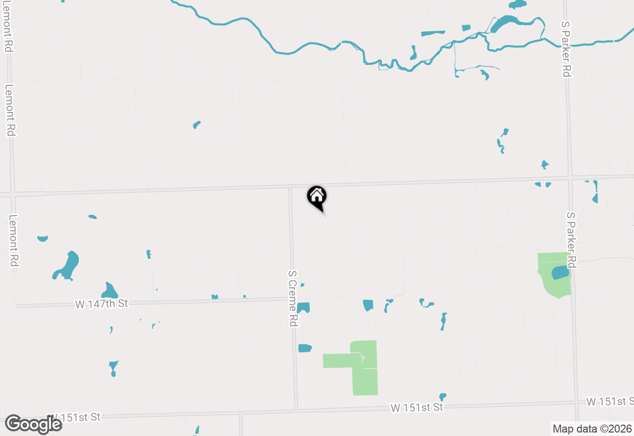 Map of 14459 Gatses Lane, Homer Glen, IL 60491