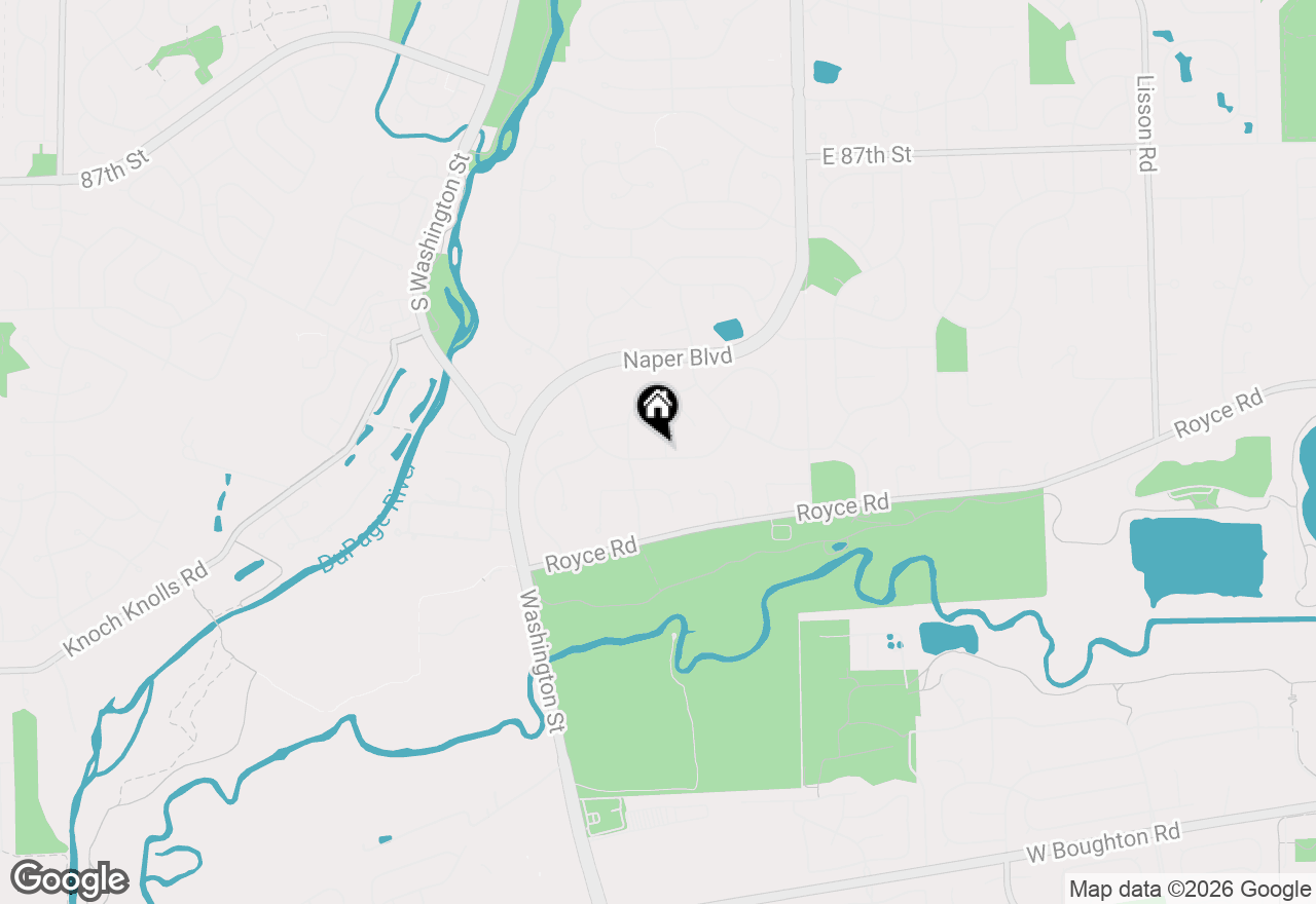 Map of (Address confidential), Naperville, Illinois 60565