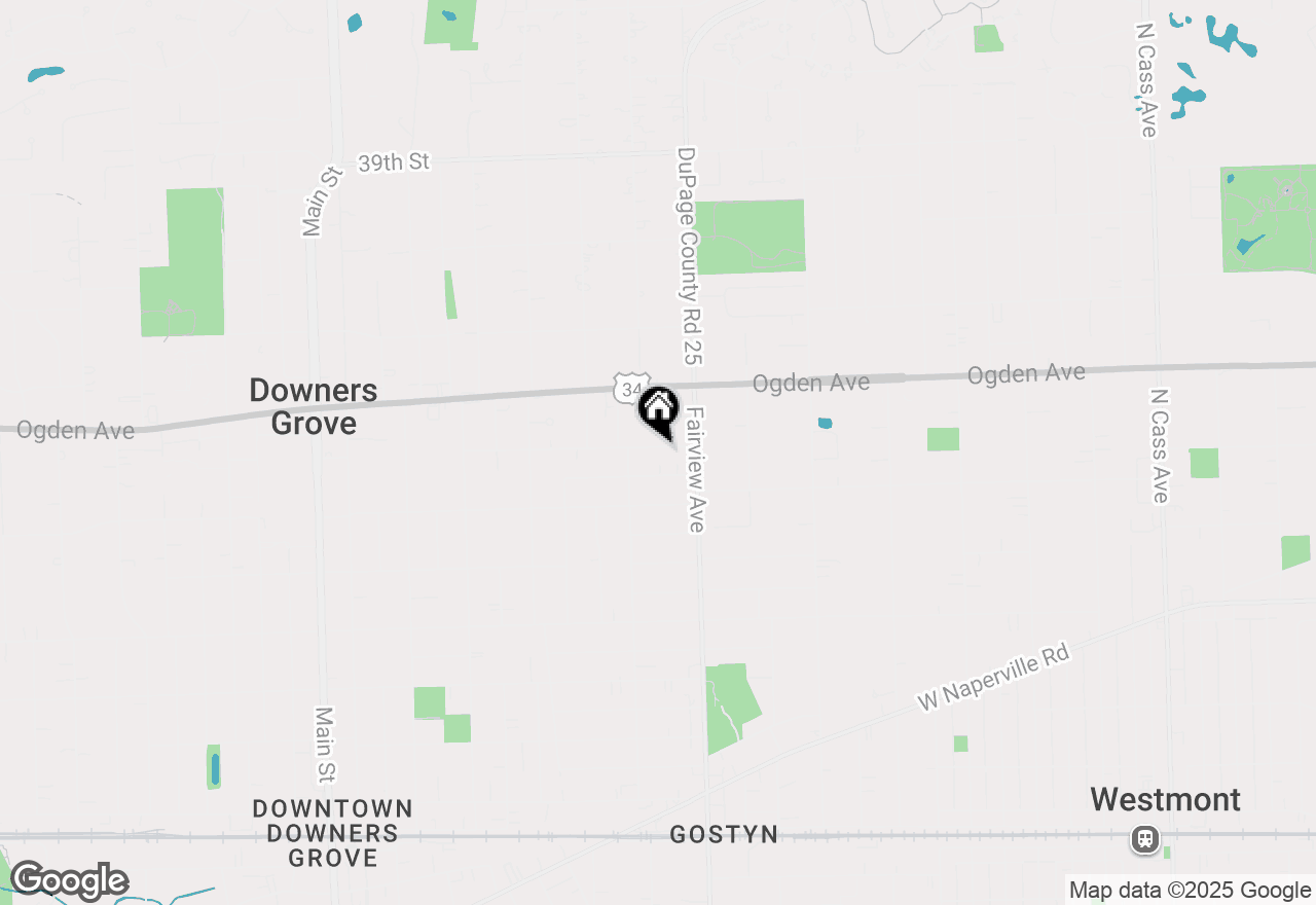 Map of 425 Sherman Street, Downers Grove, IL 60515