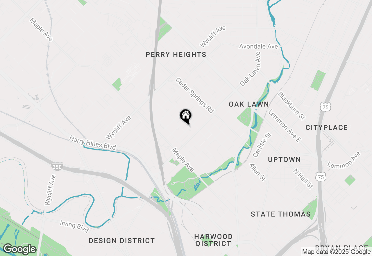 Map of 2707 Shelby Avenue, Dallas, TX 75219