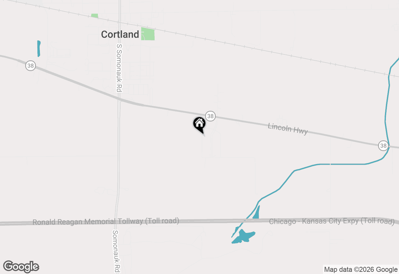 Map of 467 S Preston Street, Cortland, IL 60112