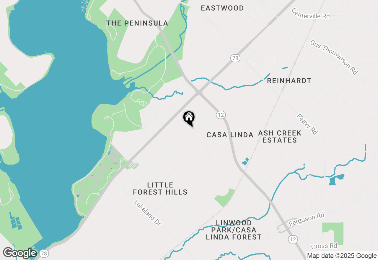 Map of 9263 Forest Hills Boulevard, Dallas, TX 75218