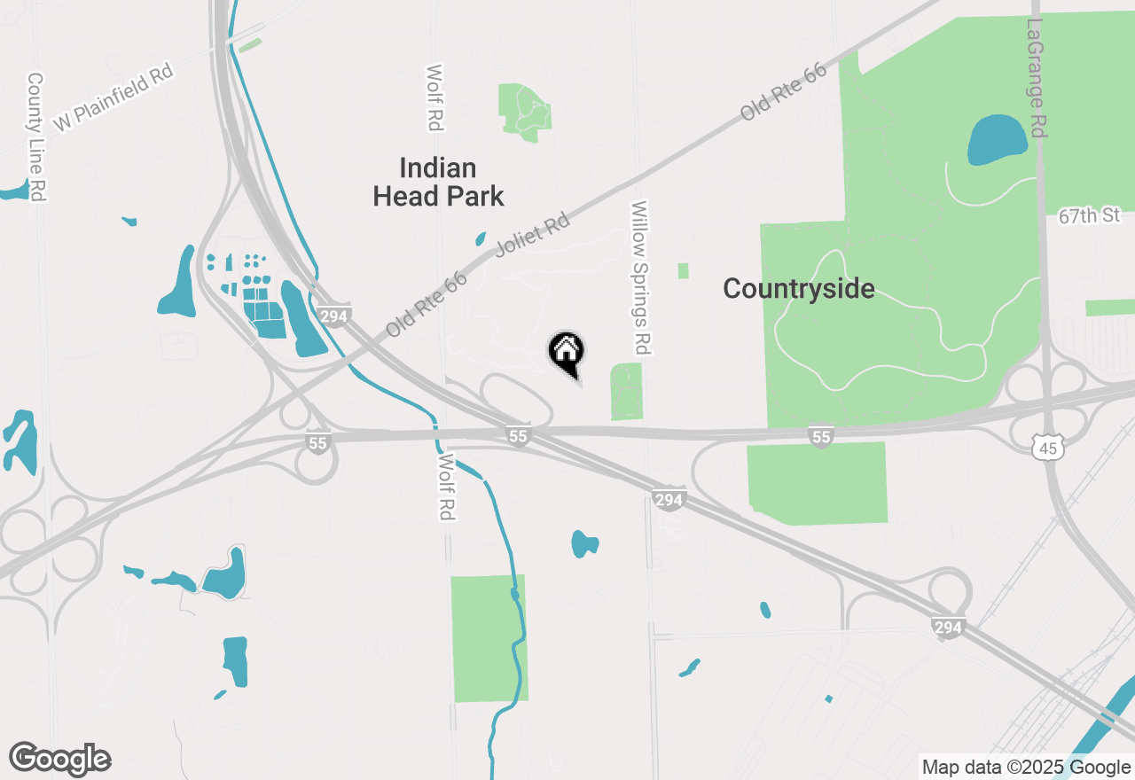 Map of 7000 Golfview Drive, Countryside, IL 60525