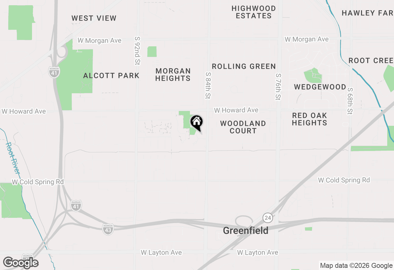 Map of 8510 W Waterford Ave #5, Greenfield, WI 53228