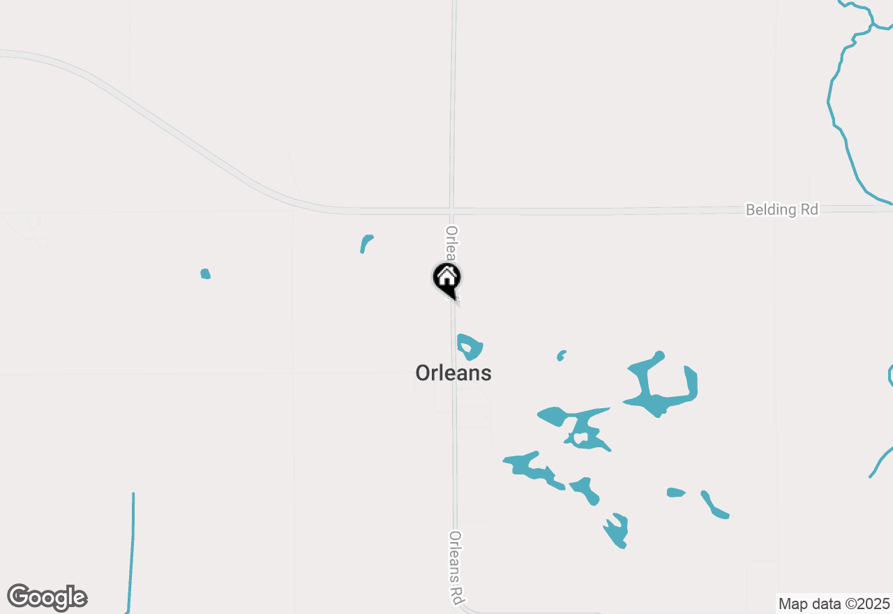 Map of 5723 Orleans Road, Orleans, MI 48865