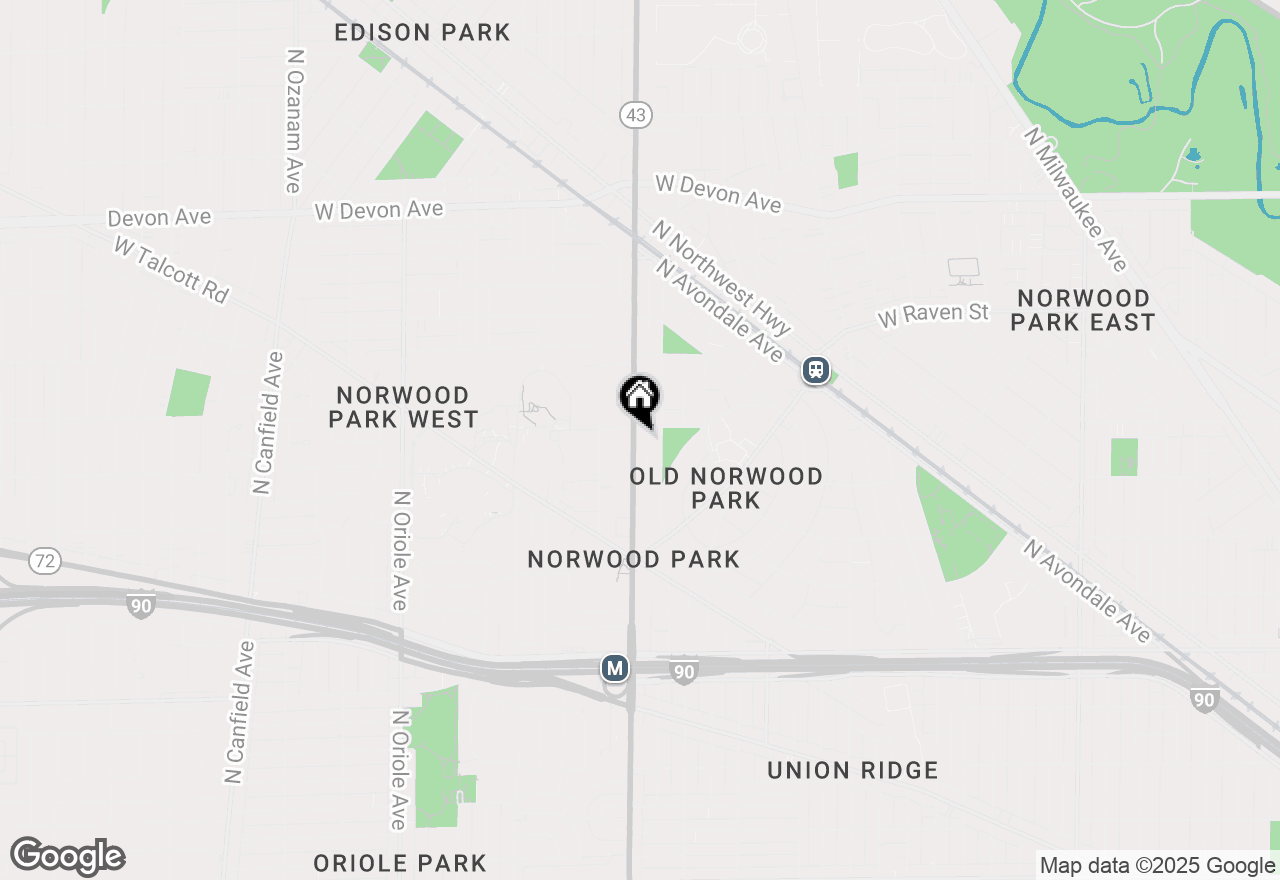Map of 5933 N Harlem Avenue, Chicago, IL 60631