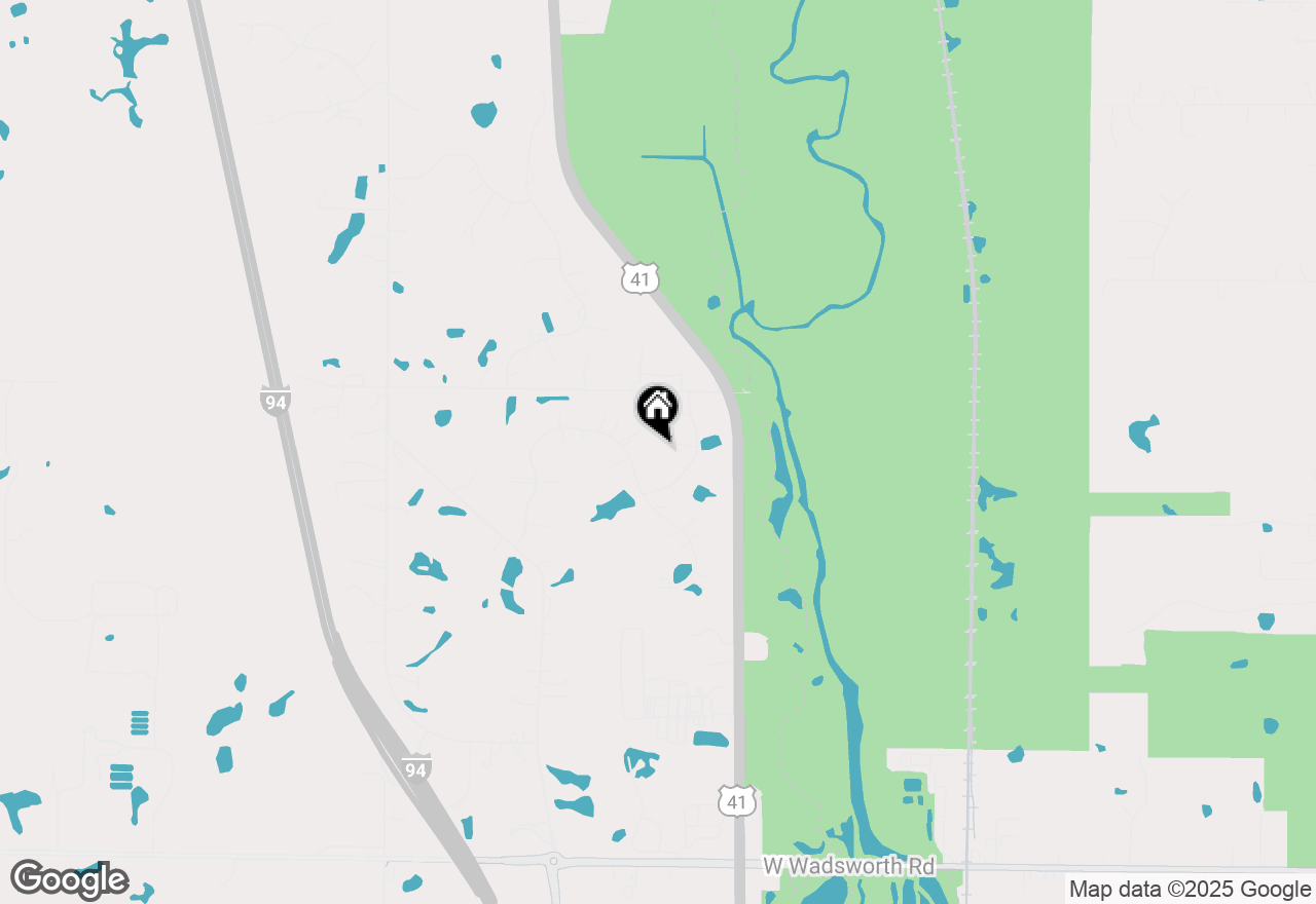 Map of 15925 Applewood Court, Wadsworth, IL 60083