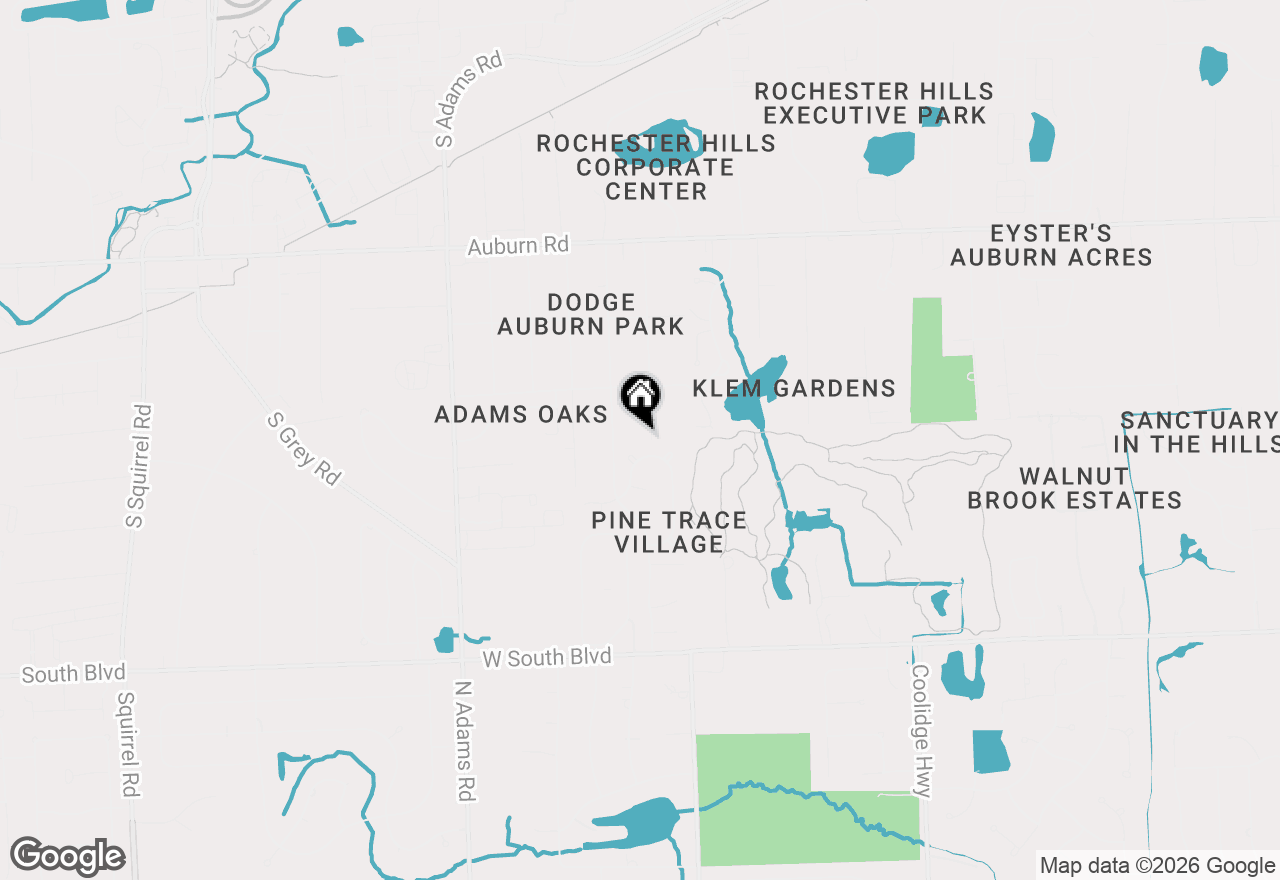 Map of 3416 Eastwood Drive, Rochester Hills, MI 48309