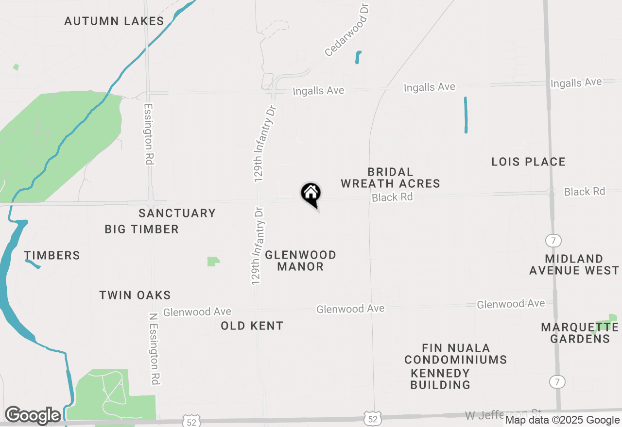 Map of 712 Homestead Place, Joliet, IL 60435