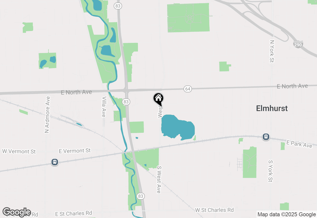 Map of 216 N West Avenue #3, Elmhurst, IL 60126