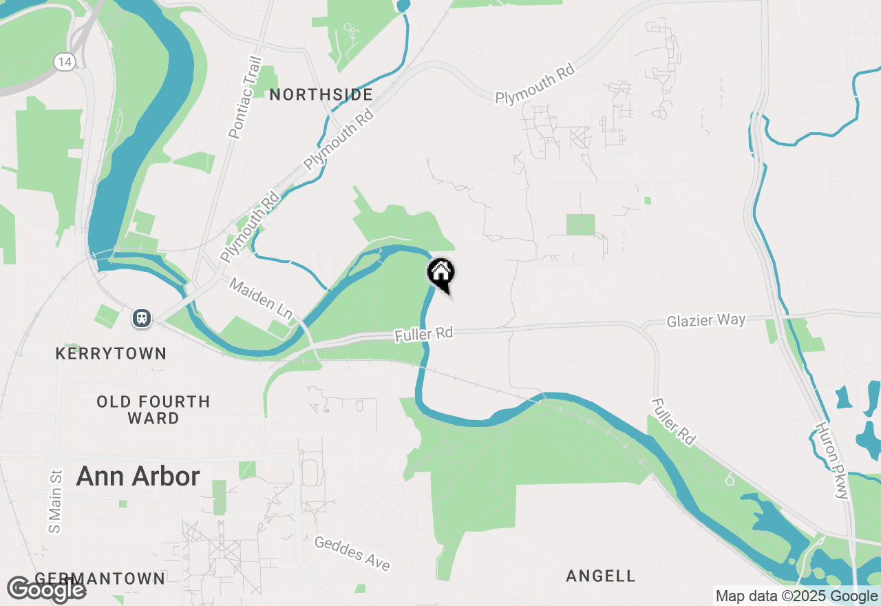 Map of 1055 Cedar Bend Drive, Ann Arbor, MI 48105
