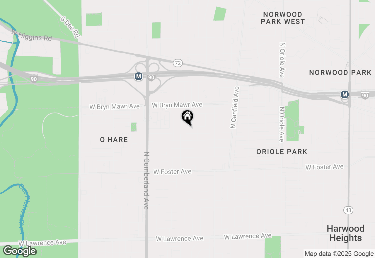 Map of 8135 W Rascher Avenue, Chicago, IL 60656