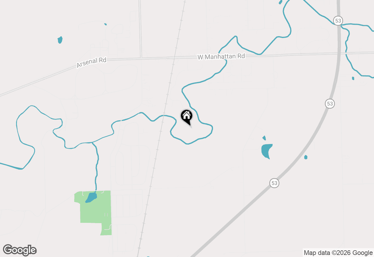 Map of 20126 W Pockey Way, Elwood, IL 60421