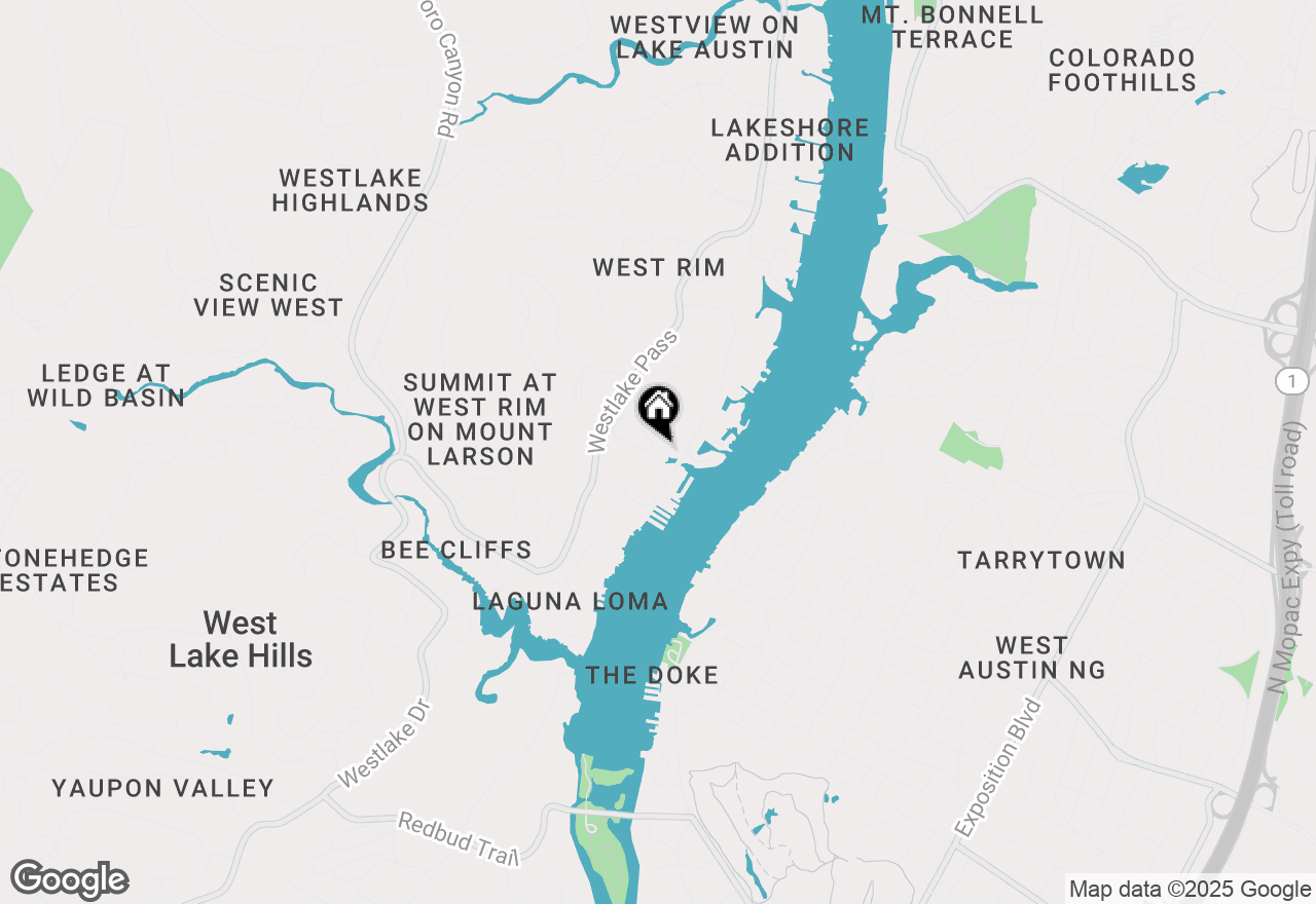 Map of 1937 Rue De St Tropez St #5, Austin, TX 78746