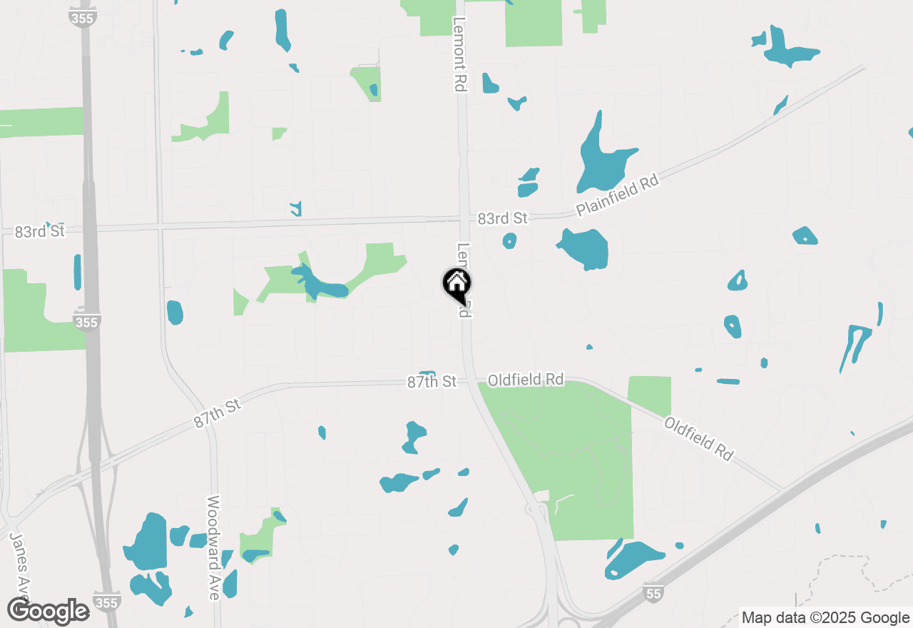 Map of 8539 Sandalwood Drive, Darien, IL 60561