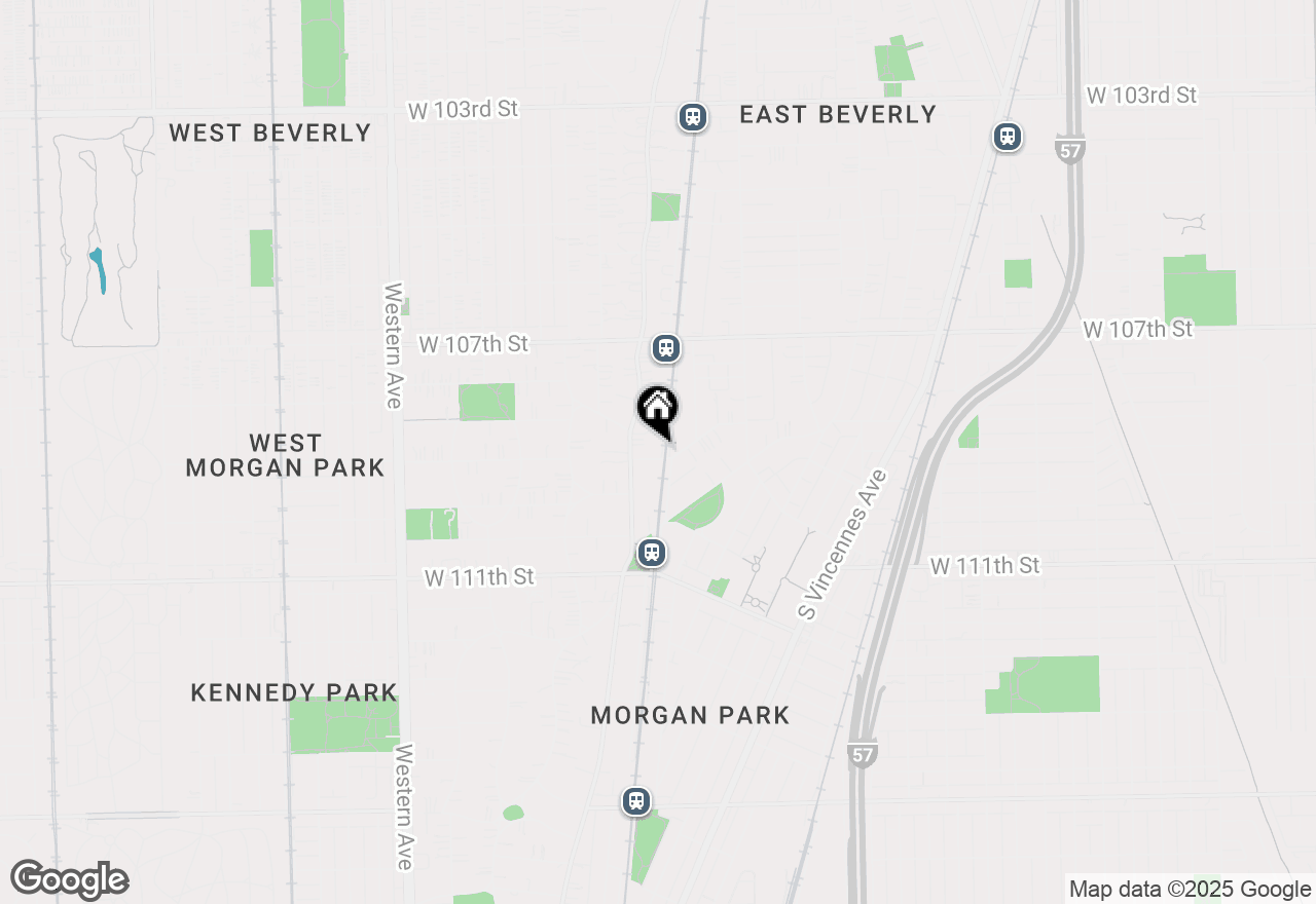 Map of 1914 W 108th Place, Chicago, IL 60643