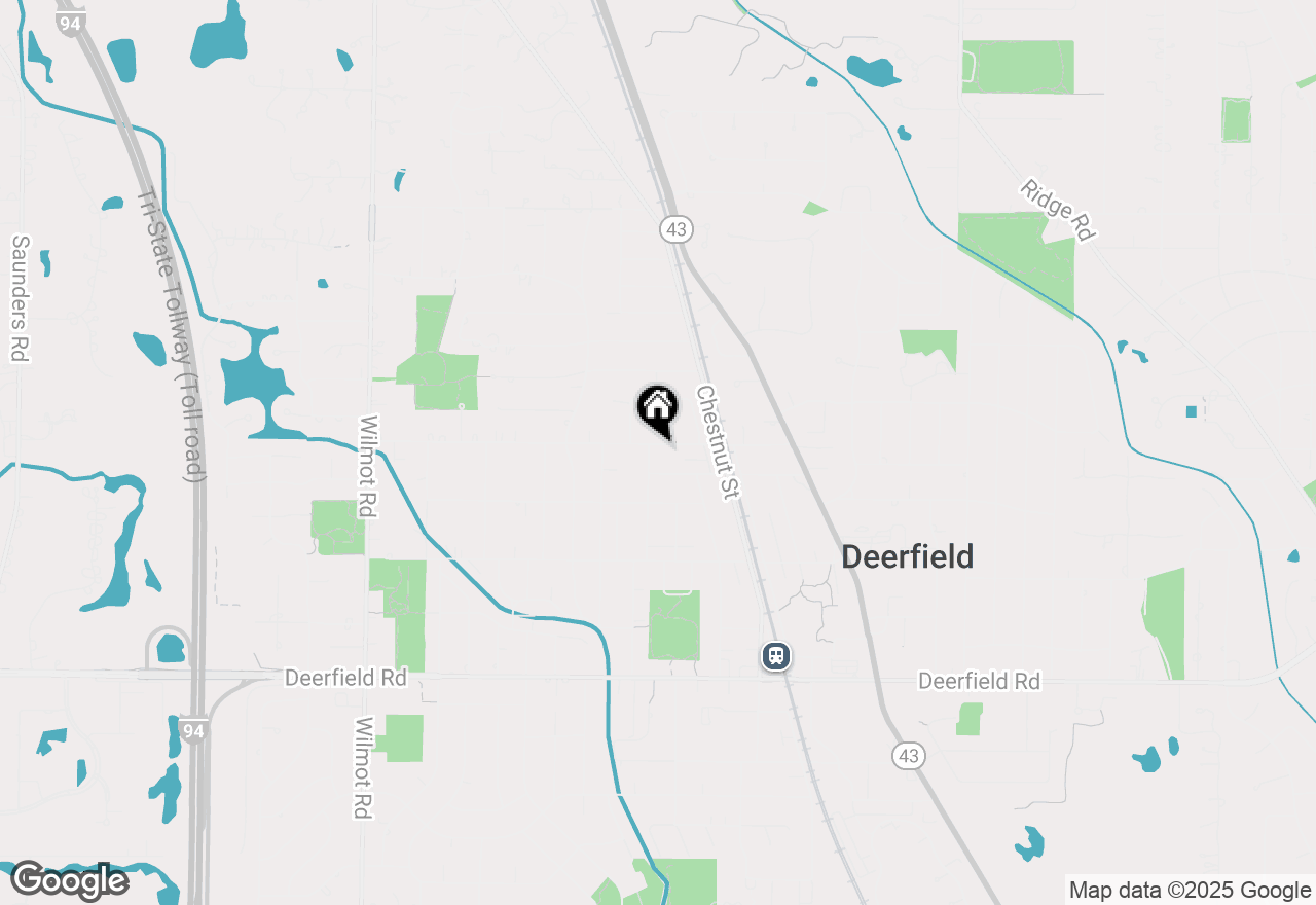 Map of 1105 Greenwood Avenue, Deerfield, IL 60015